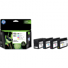 惠普（HP）950墨盒 适用8600plus/8100/8610/8620打印机T0A82AA黑色彩色四色套装